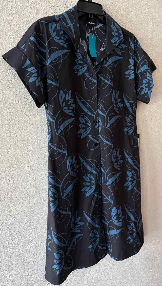 KAL RIEMAN Grey and Blue Size S Dress