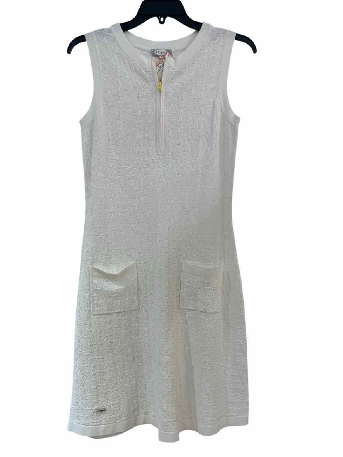 L'ETOILE SPORT White Size S Dress