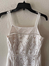Skies are blue Nude and White Size M Dress