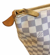 Louis Vuitton white and gray Handbag