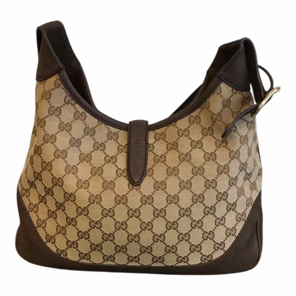 Gucci Original GG Canvas Web Jackie Hobo Brown multi Handbag