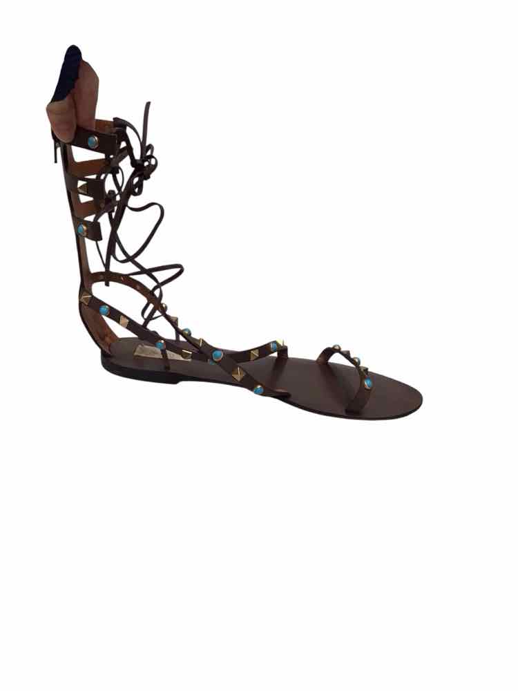 Valentino Garavani brown and blue Size 40 Shoes