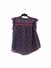 xirena Navy and Red Size XS Blouse