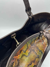 Gucci green and brown Handbag