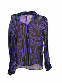 Versace Black and purple Size 40 Shirt