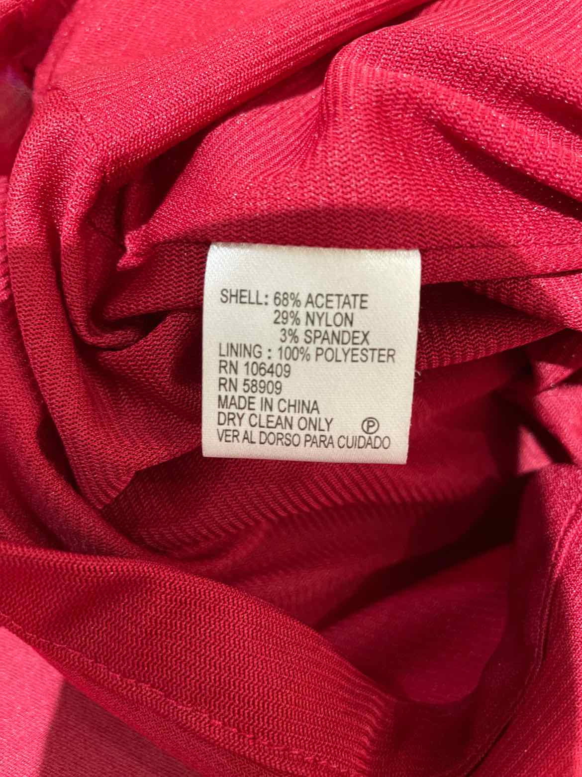 Antonio Melani Dark Red Size 10 Dress