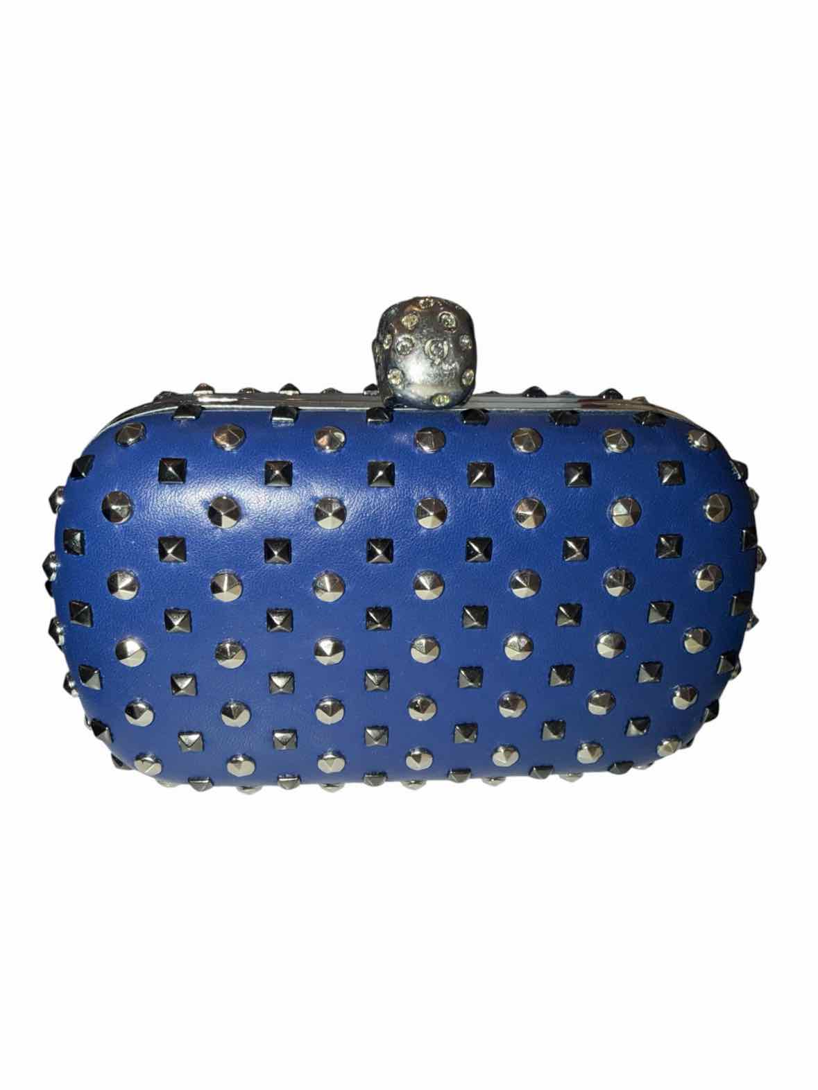 Alexander McQueen Blue Clutch