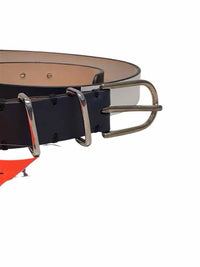 PS Paul Smith Black White & Silver Belt