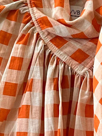 VVB Victoria Beckham Orange Multi Size 6 Shirt