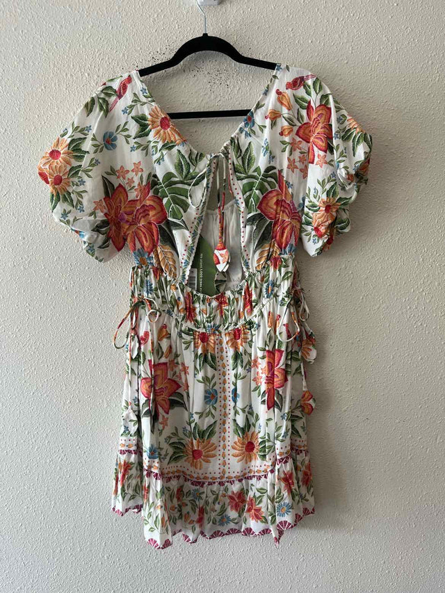 farm rio White Multi Size S Dress