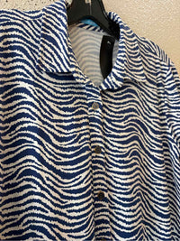 J. McLaughlin Navy and White Size L Dress