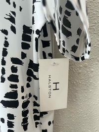 Halston White and black Size XS/TP Dress