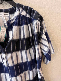 Apiece Apart Navy and White Size M Shirt