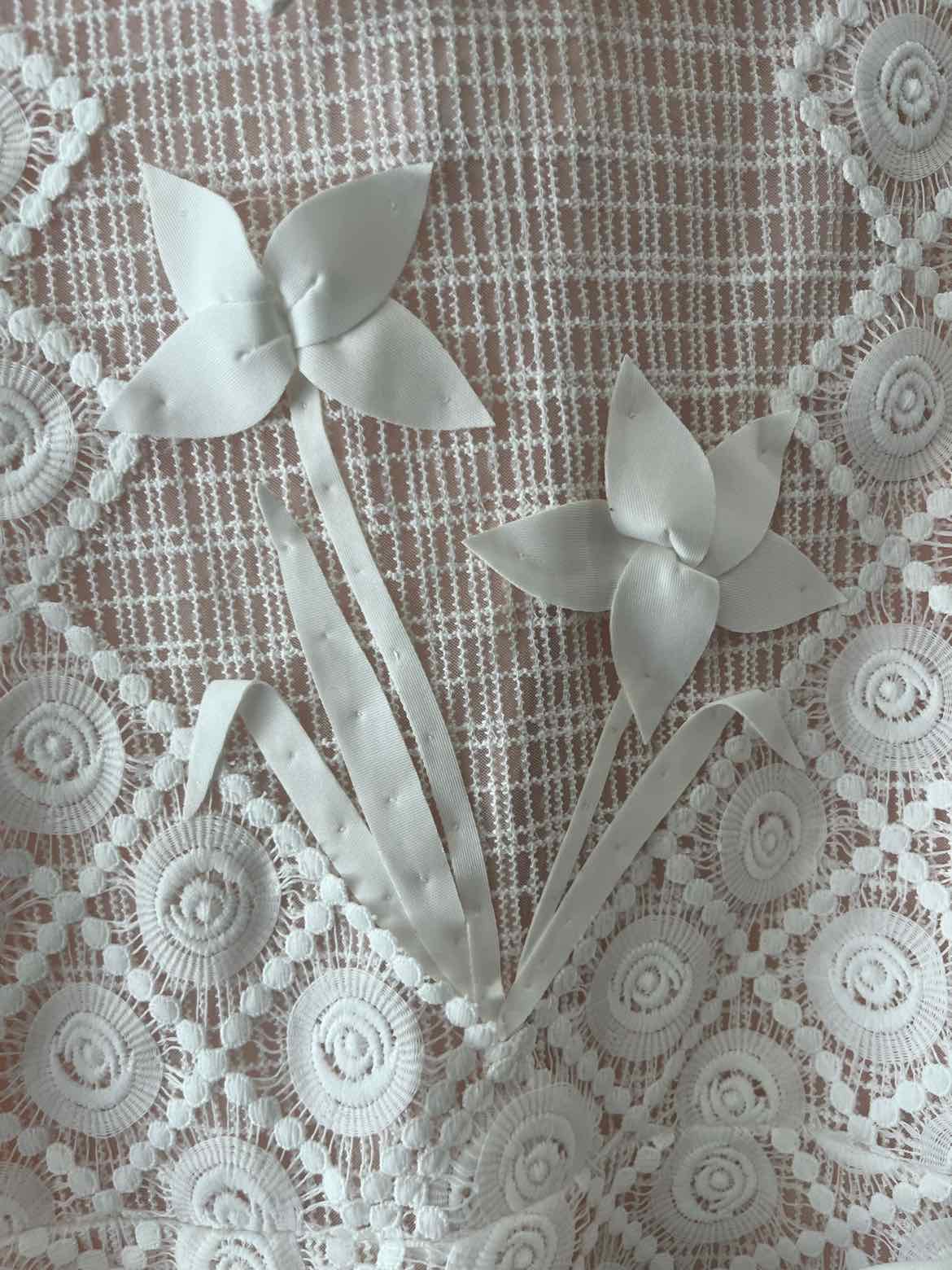 Miss Rosier white and nude Size L Dress