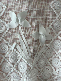 Miss Rosier white and nude Size L Dress