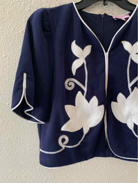 Entro Navy and White Size M Shirt