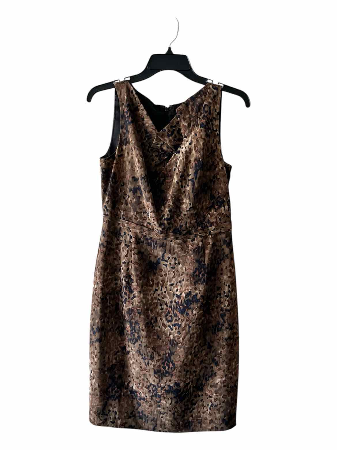 Elie Tahari Brown multi Size 6 Dress