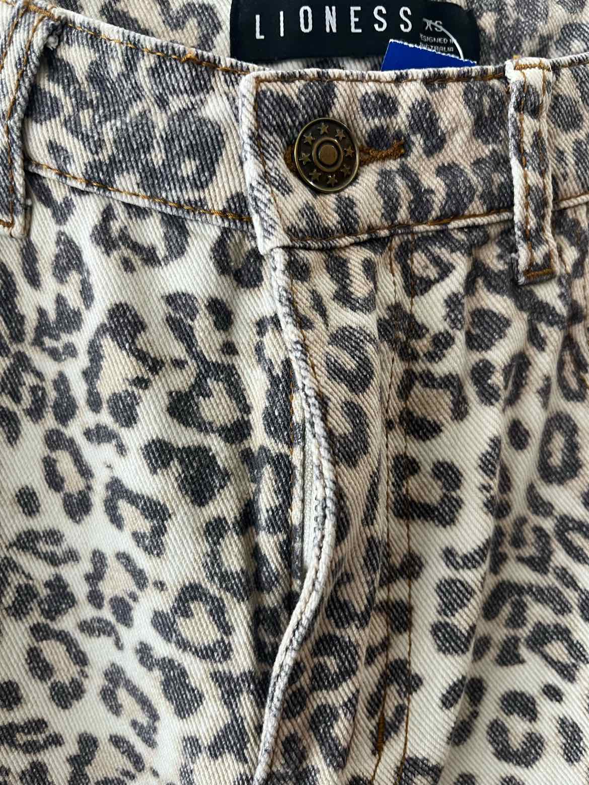 Lioness Beige & Black Multi Size XS Jeans