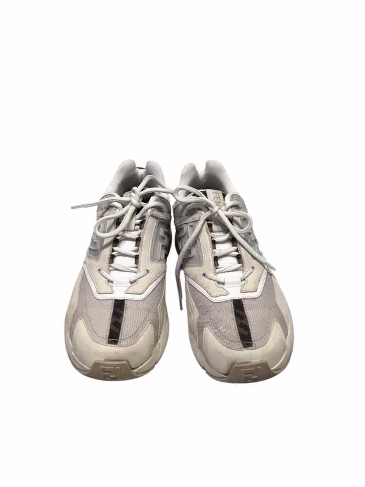 Fendi white and gray Size 39 Shoes
