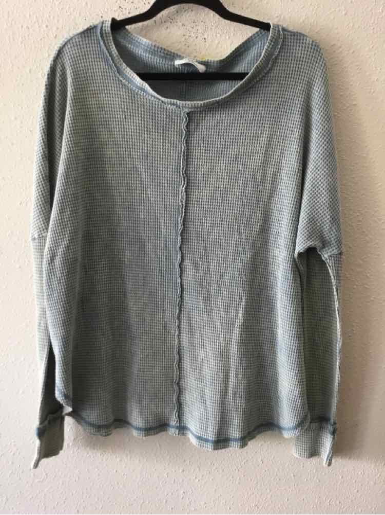 Zenana Blue Size L/XL Shirt