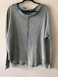 Zenana Blue Size L/XL Shirt