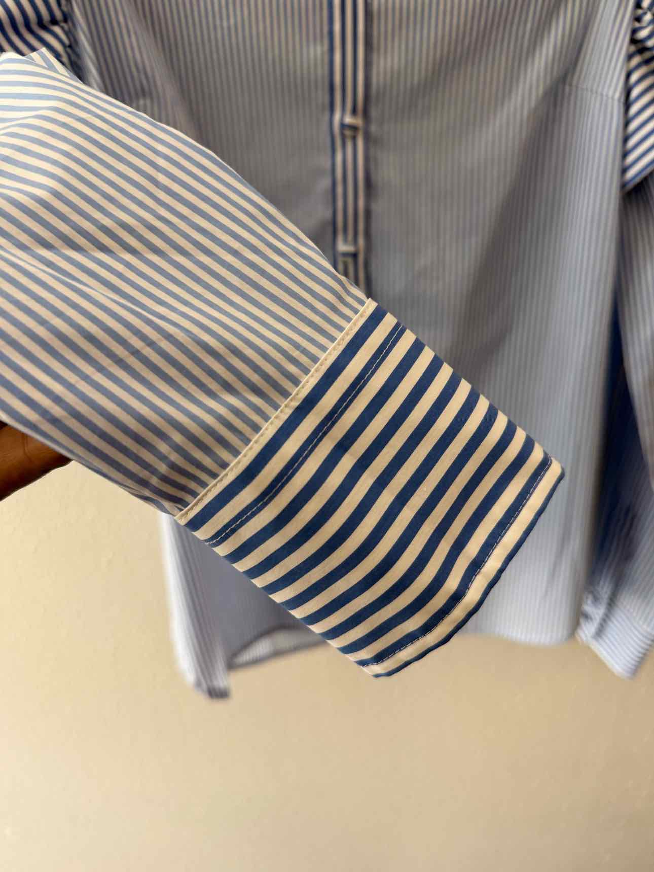 Neubyrne White and Blue Size L Shirt