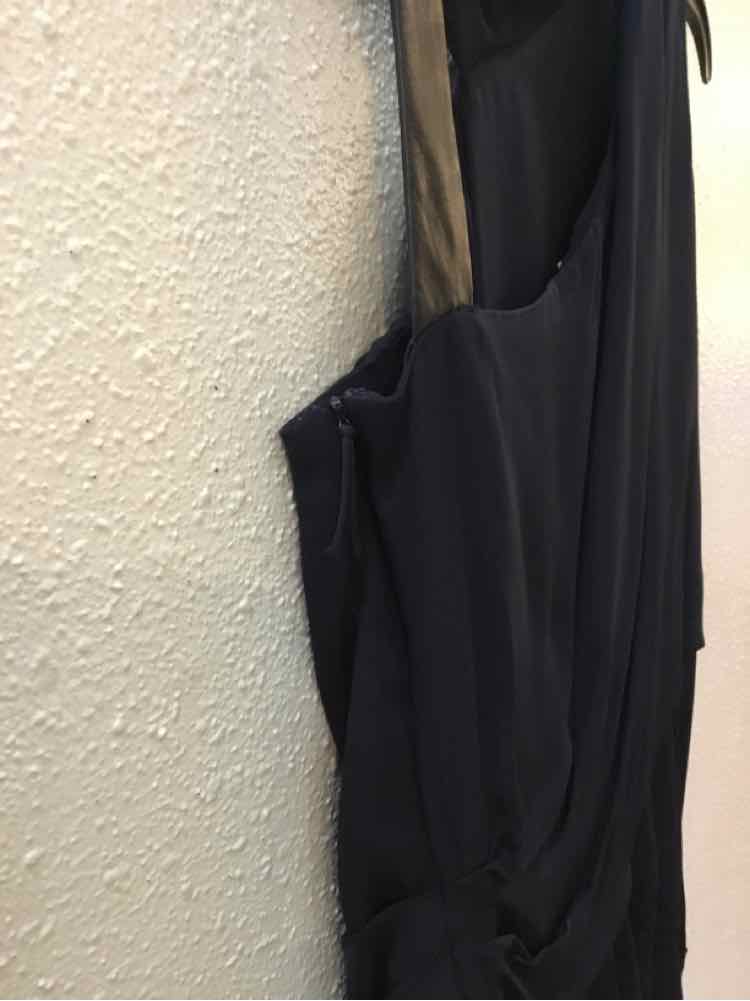 J. Mendel Navy and Black Size 6 Dress