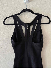 Herve Leger Black Size S Dress