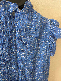 French Connection Blue and White Size XS Dress