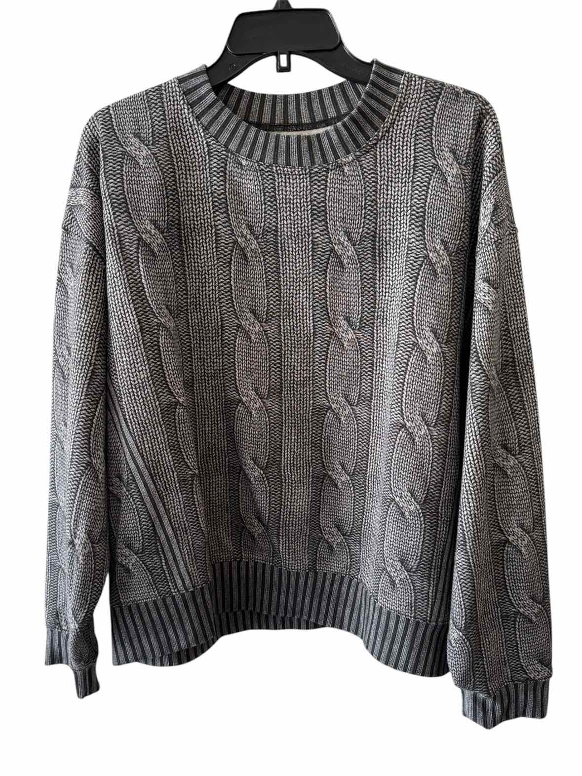 rag & bone Grey and Black Size L Sweatshirt