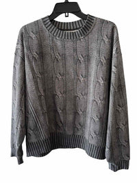 rag & bone Grey and Black Size L Sweatshirt