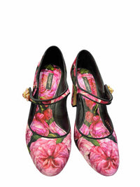 Dolce and Gabana Black and Pink Size 39 1/2 Shoes