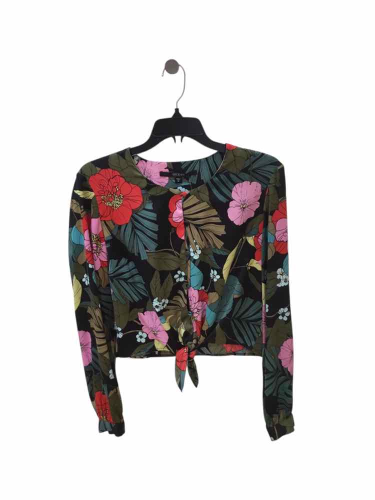 Guess black and multi Size M Shirt