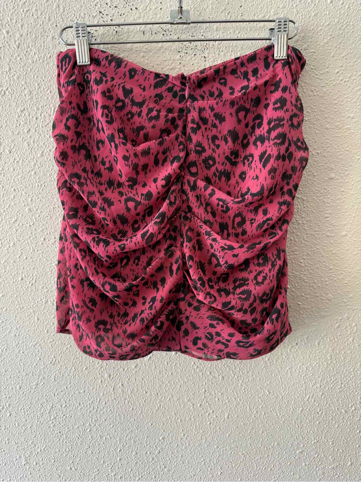 All Saints Pink and Black Size 4 Skirt