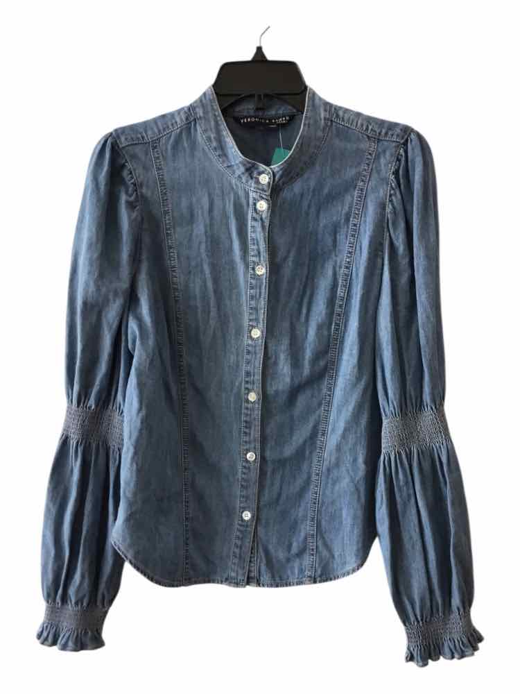 Veronica Beard Chambray Size 8 Shirt