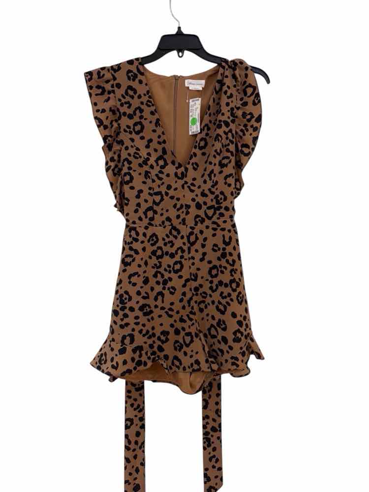 Lovers + freinds Brown and black Size XS Dress