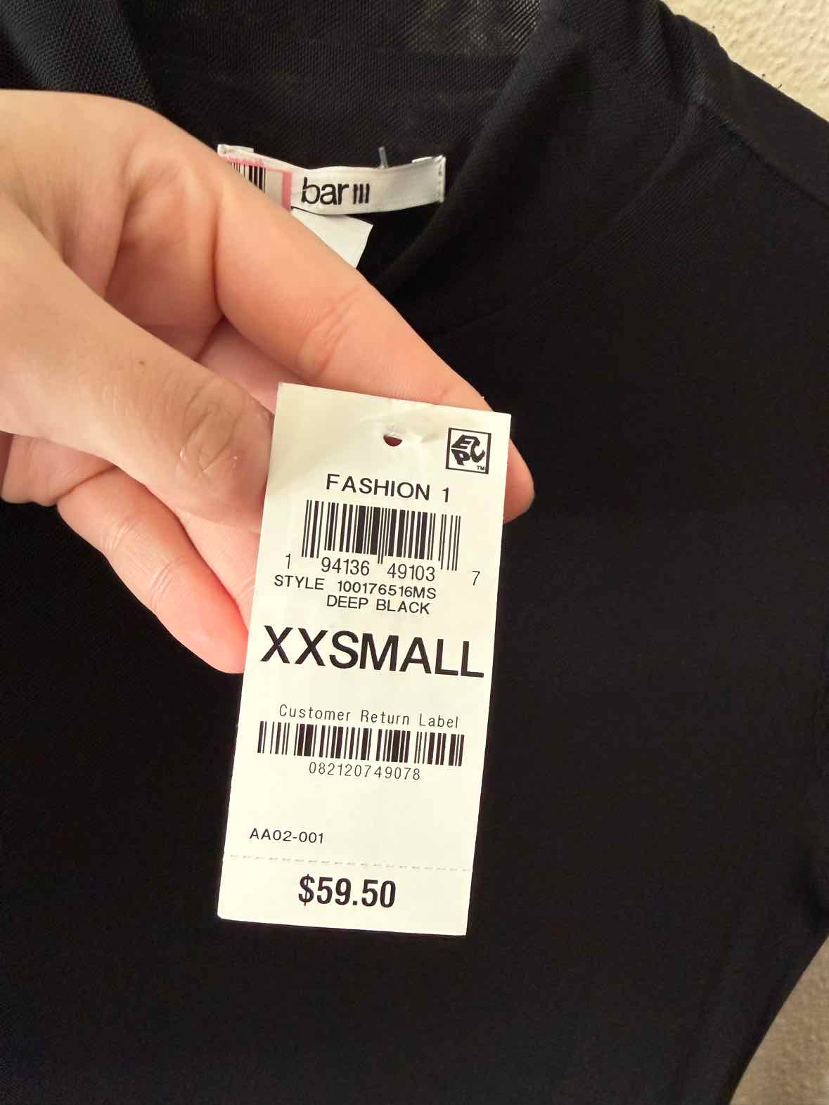 bar III Black Size XXS Dress