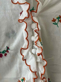 Sezane White Multi Size 38 Shirt