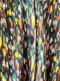 Shoshanna Black Multi Size 0 Dress