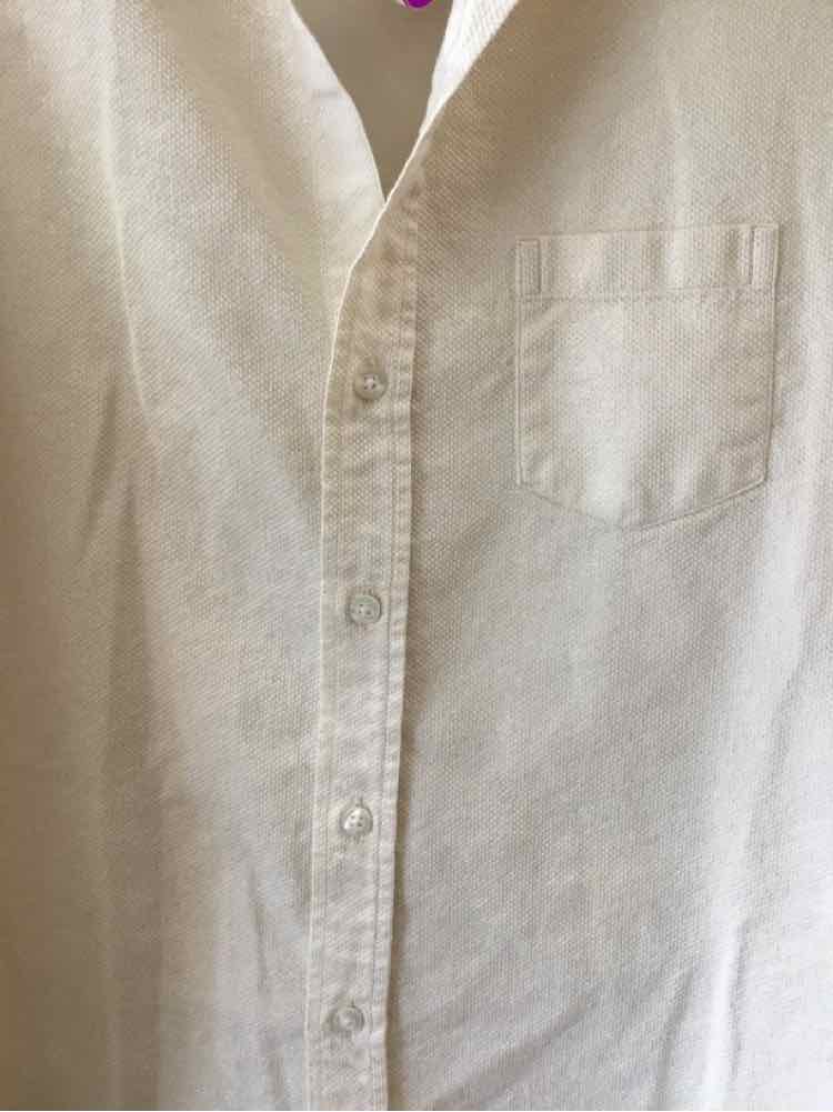 Frank & Eileen Cream Size L Shirt