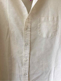 Frank & Eileen Cream Size L Shirt