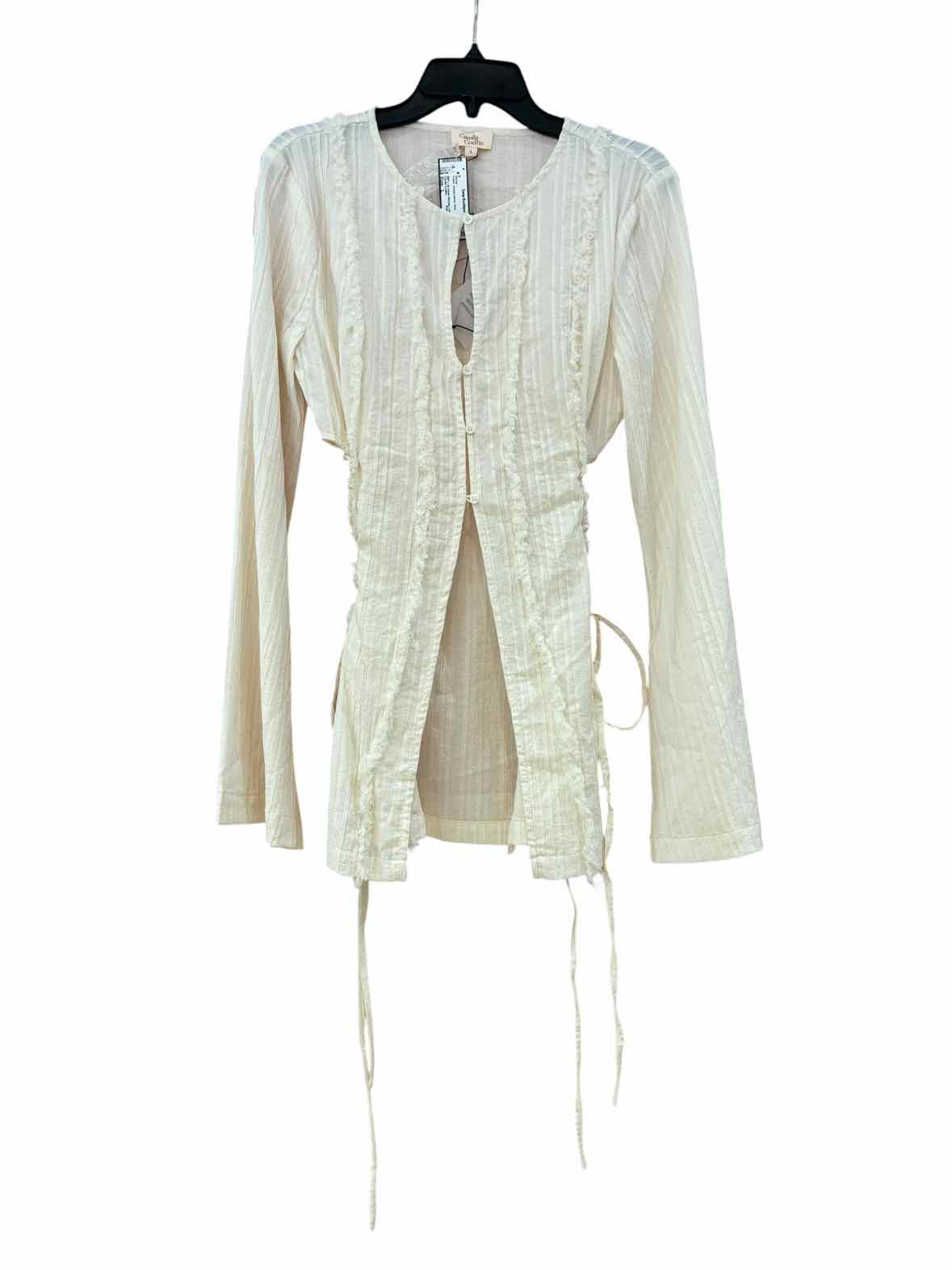 Camila Coelho Cream Size L Blouse