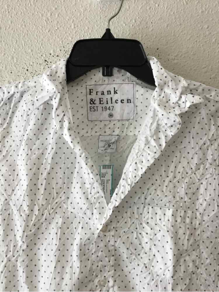 Frank & Eileen White and black Size XS Shirt