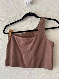 Athleta Brown Size L Sports Bra