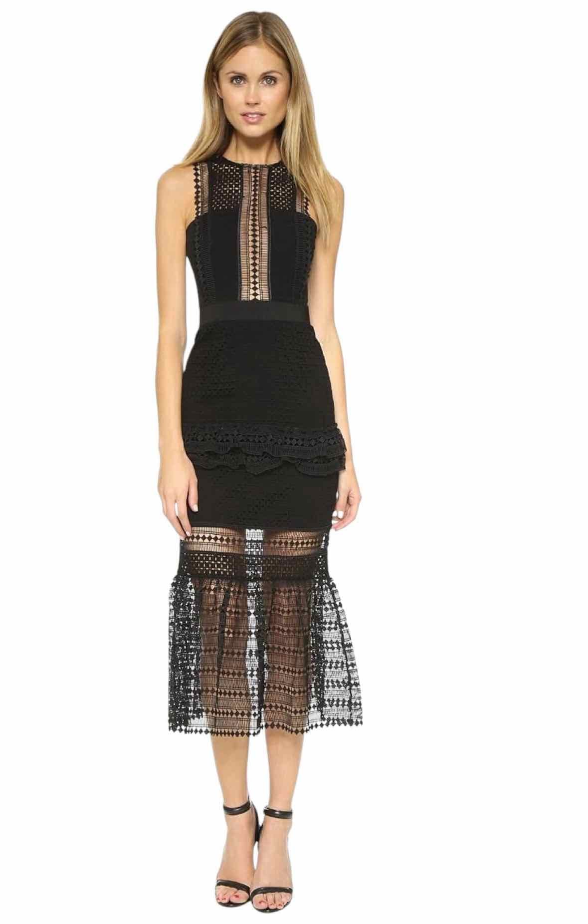 self portrait Black Size 2 Dress