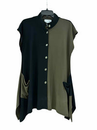 Joseph Ribkaff Olive/Black Size 4 Tunic