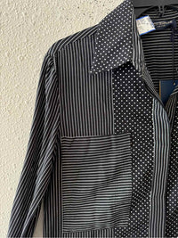 Piazza Sempione Black and white Size 38 Shirt