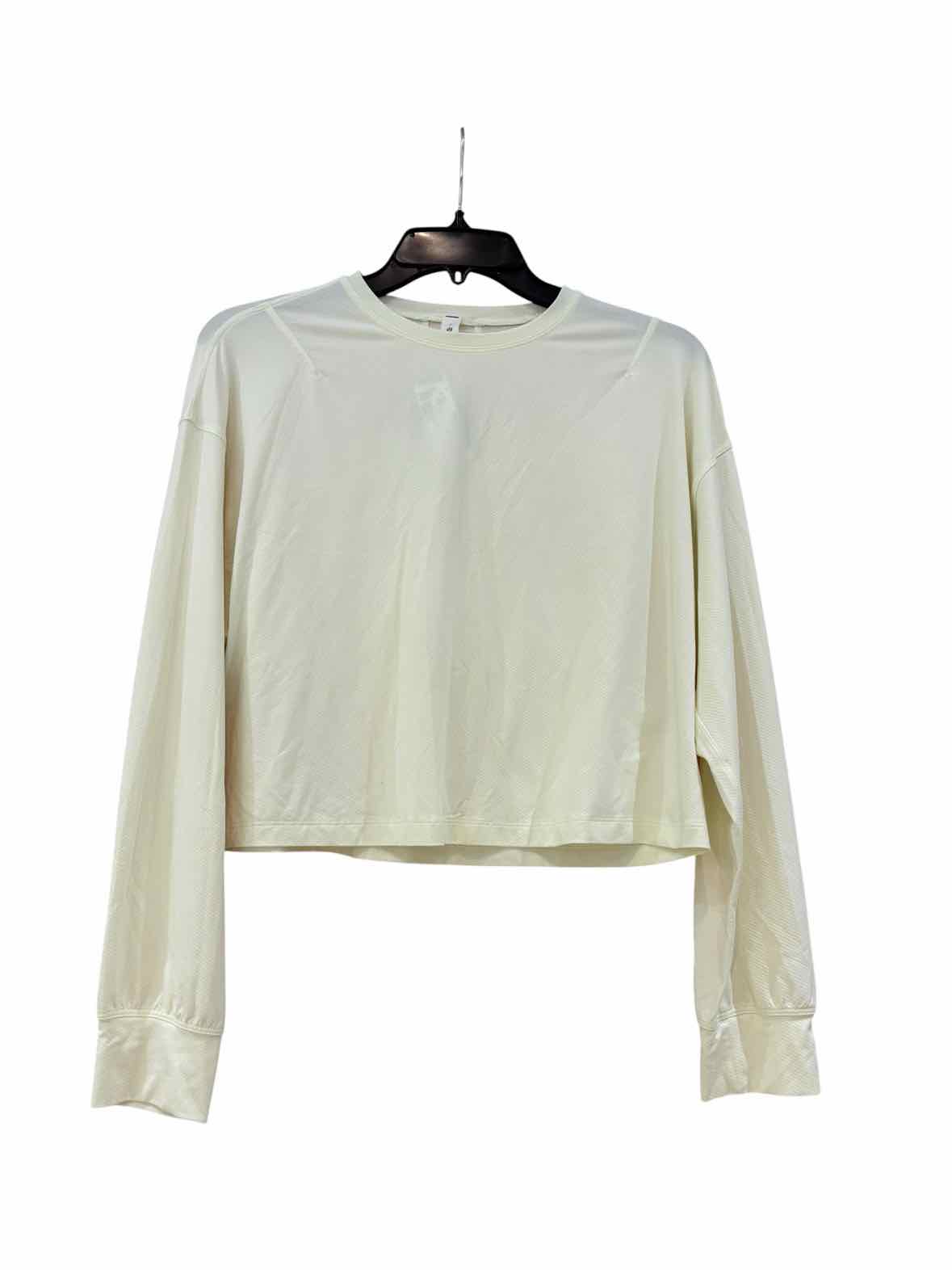 Lululemon Pale Yellow Size 6 Shirt
