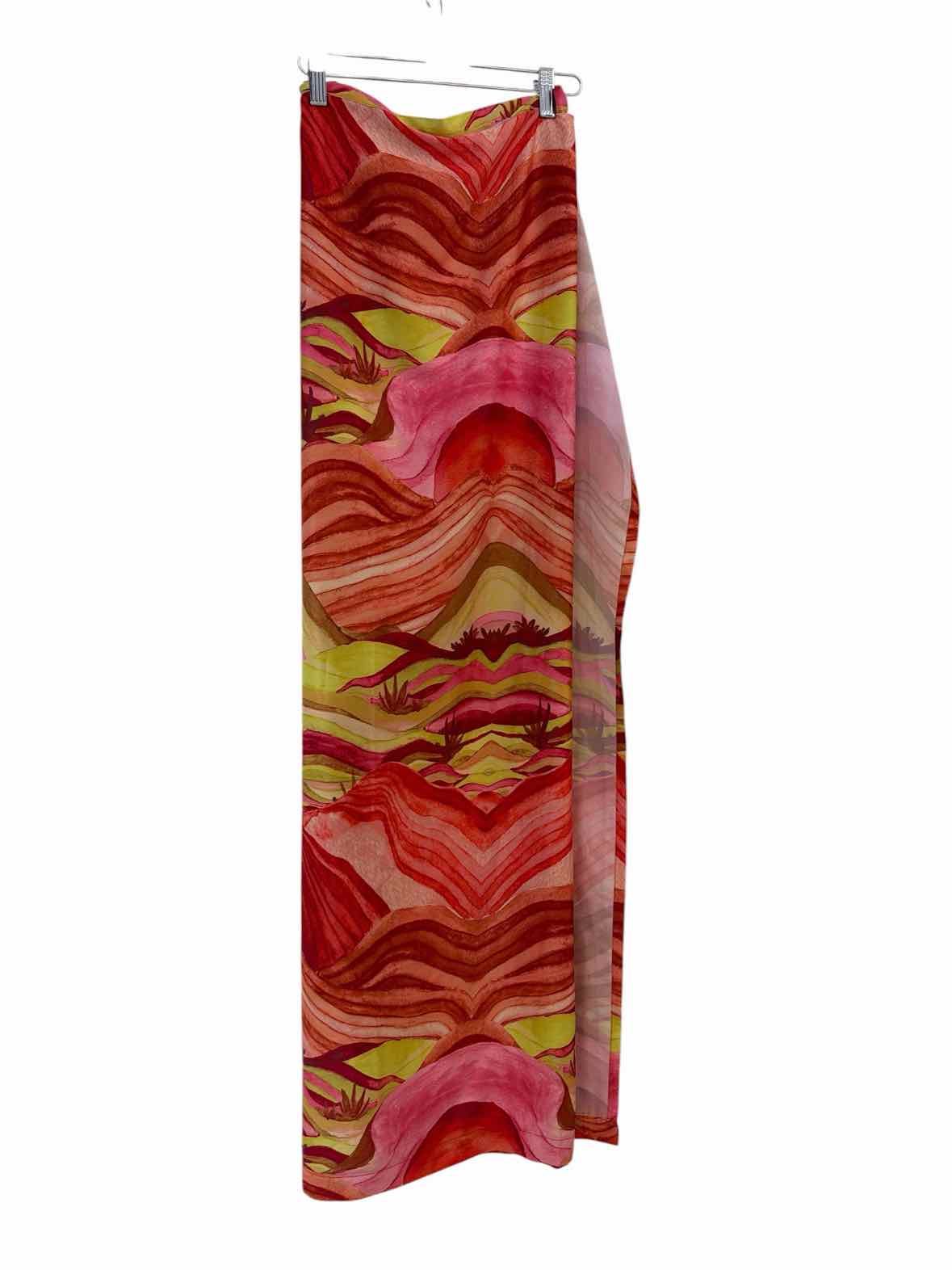 Andrea Iyamah Orange Multi Size S/M 2 PC Dress