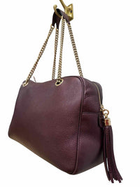 Gucci Soho Shoulder Bag Burgundy Handbag
